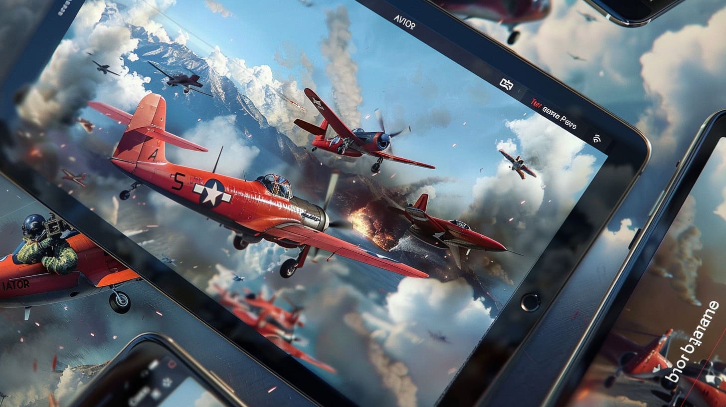 Aviator Android app gameplay